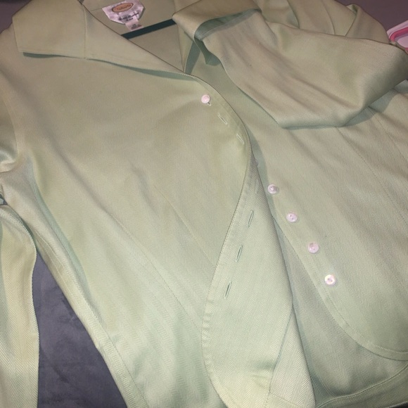 green blazer jacket classy - Picture 2 of 3